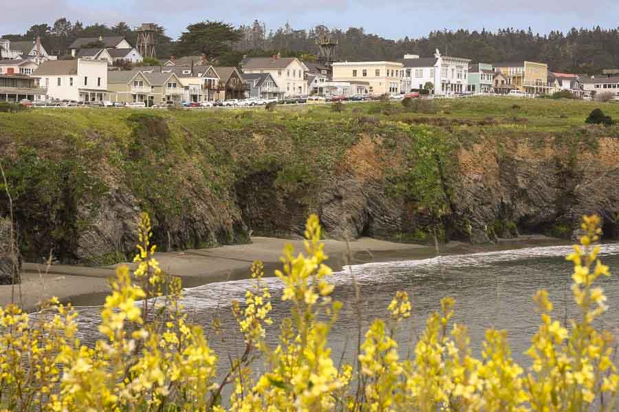 Mendocino town and surrounding areas