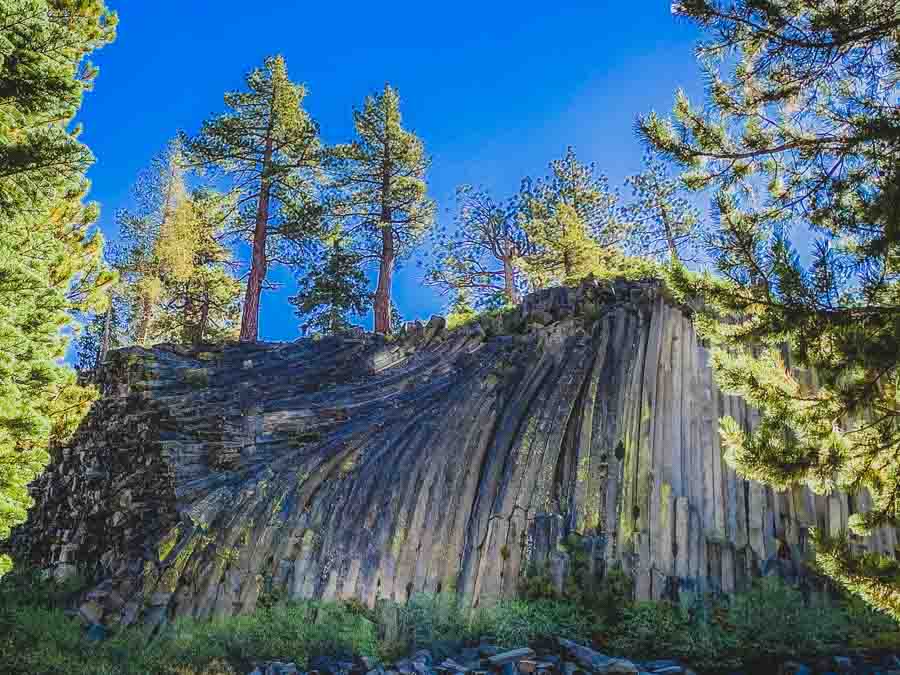 A visit to Devils Postpile in the Eastern Sierras