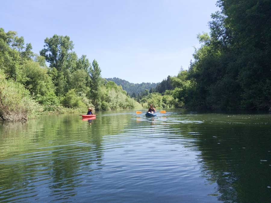 Go kayaking or sup boarding or beach time on the River