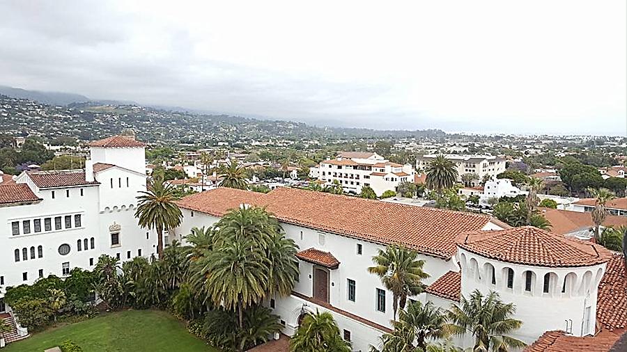 Exploring Santa Barbara downtown area