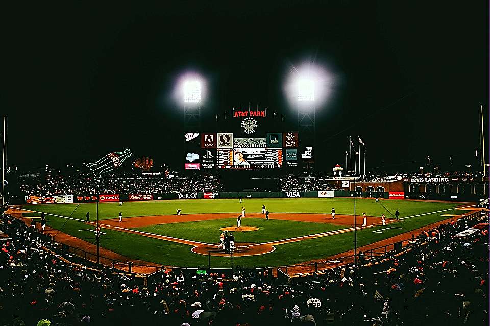 Visit the SF ball park at night