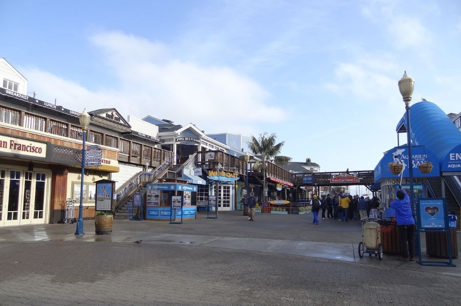 A Morning at Fisherman's Wharf and Pier 39 in San Francisco, USA